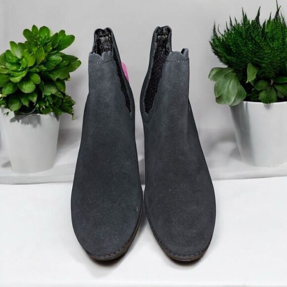 Skechers Lasso Diver Black Womens Size 7 Memory Foam Ankle Bootie NEW - Picture 2 of 6